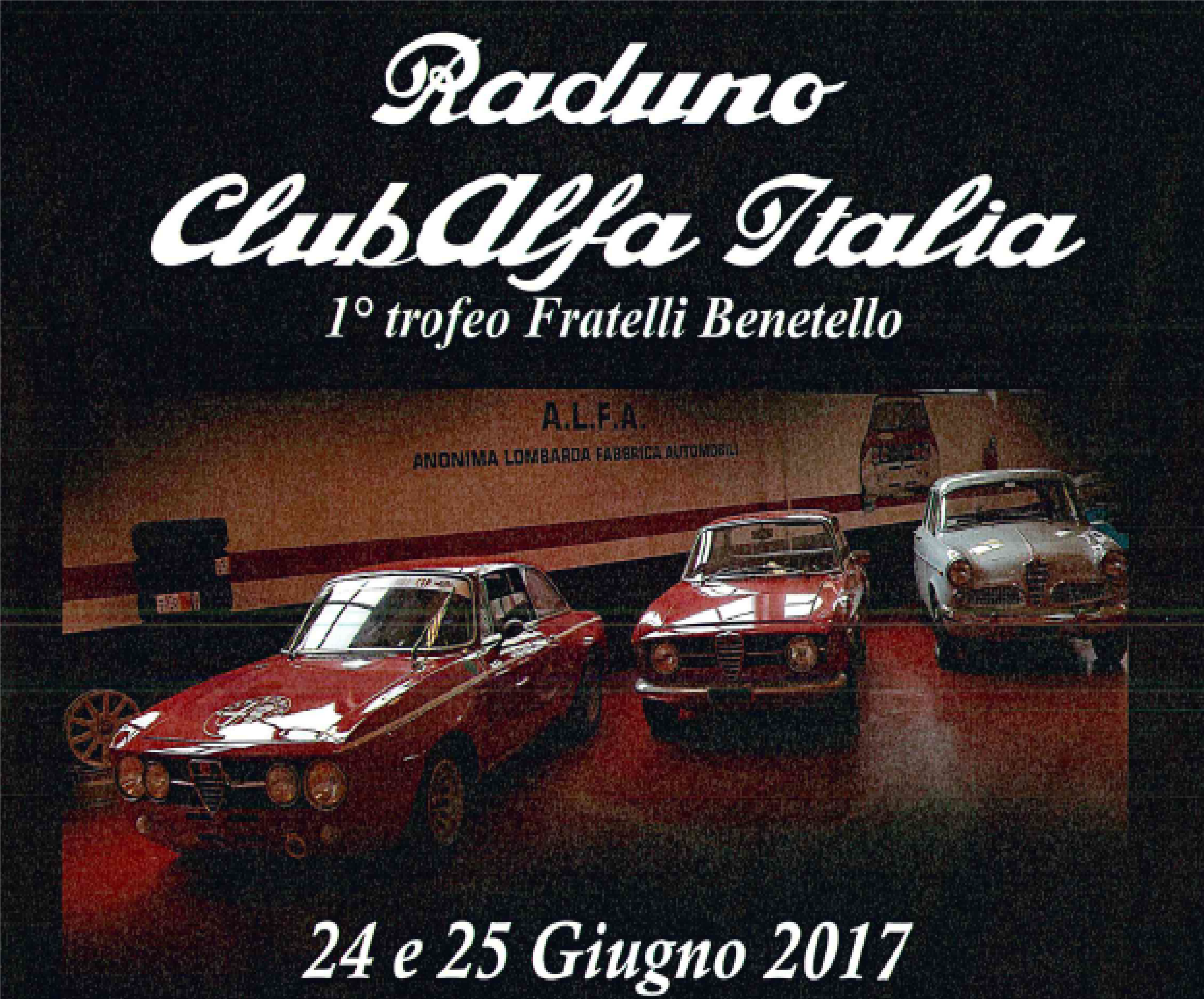 la Fondazione TES partecipa al Raduno ClubAlfa Italia il 24 e 25 Giugno 2017